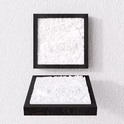 Model 3D de oraș Edinburgh, Regatul Unit - varianta Explore în ramă