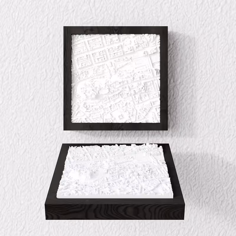 Sculptură relief urbană a orașului Edinburgh, Regatul Unit - Explore