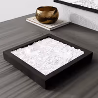 Edinburgh relief frame detail — 3D map wall decor