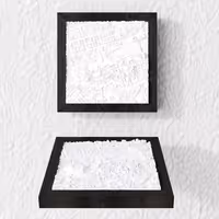 Edinburgh 3D city relief frame — handcrafted wall art in Regatul Unit