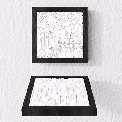 Model 3D de oraș Florența, Italia - varianta Collector în ramă