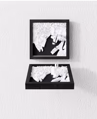 Oslo 3D city relief frame — handcrafted wall art in Norvegia