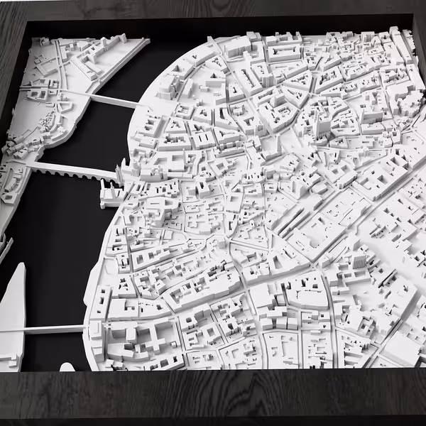 Sculptură urbană relief Praga, Cehia