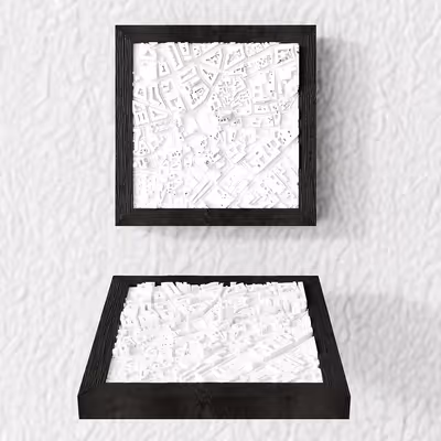 Model 3D de oraș Praga, Cehia - varianta Explore în ramă