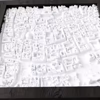 Roma relief frame detail — 3D map wall decor
