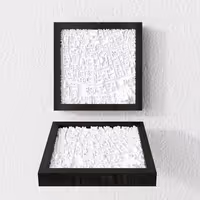 Roma 3D city relief frame — handcrafted wall art in Italia