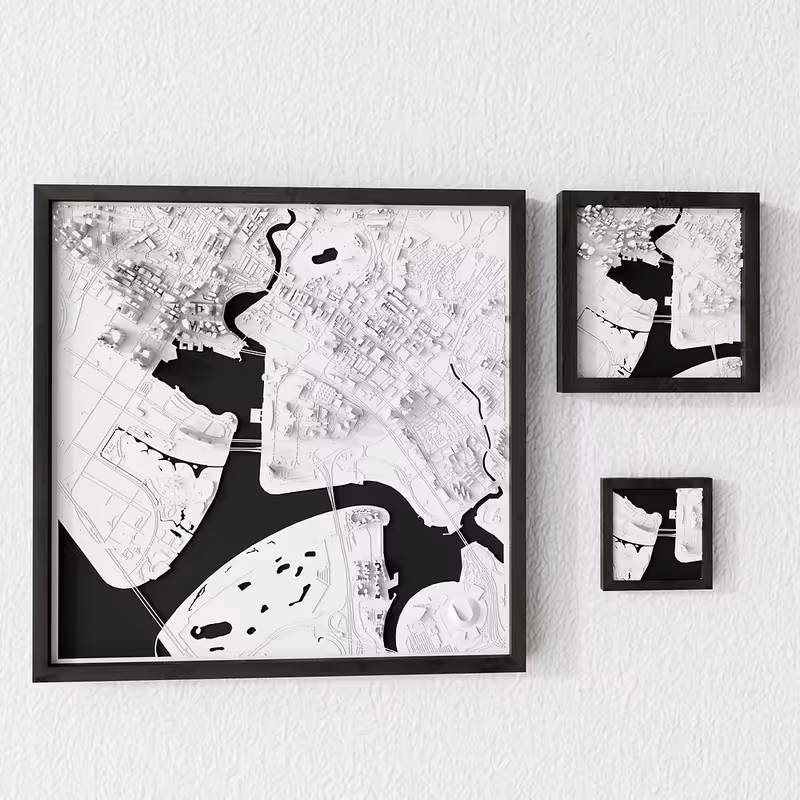 Sculptură urbană relief Singapore