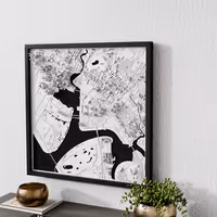 Singapore relief frame detail — 3D map wall decor