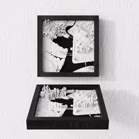 Singapore 3D city relief frame — handcrafted wall art in Singapore